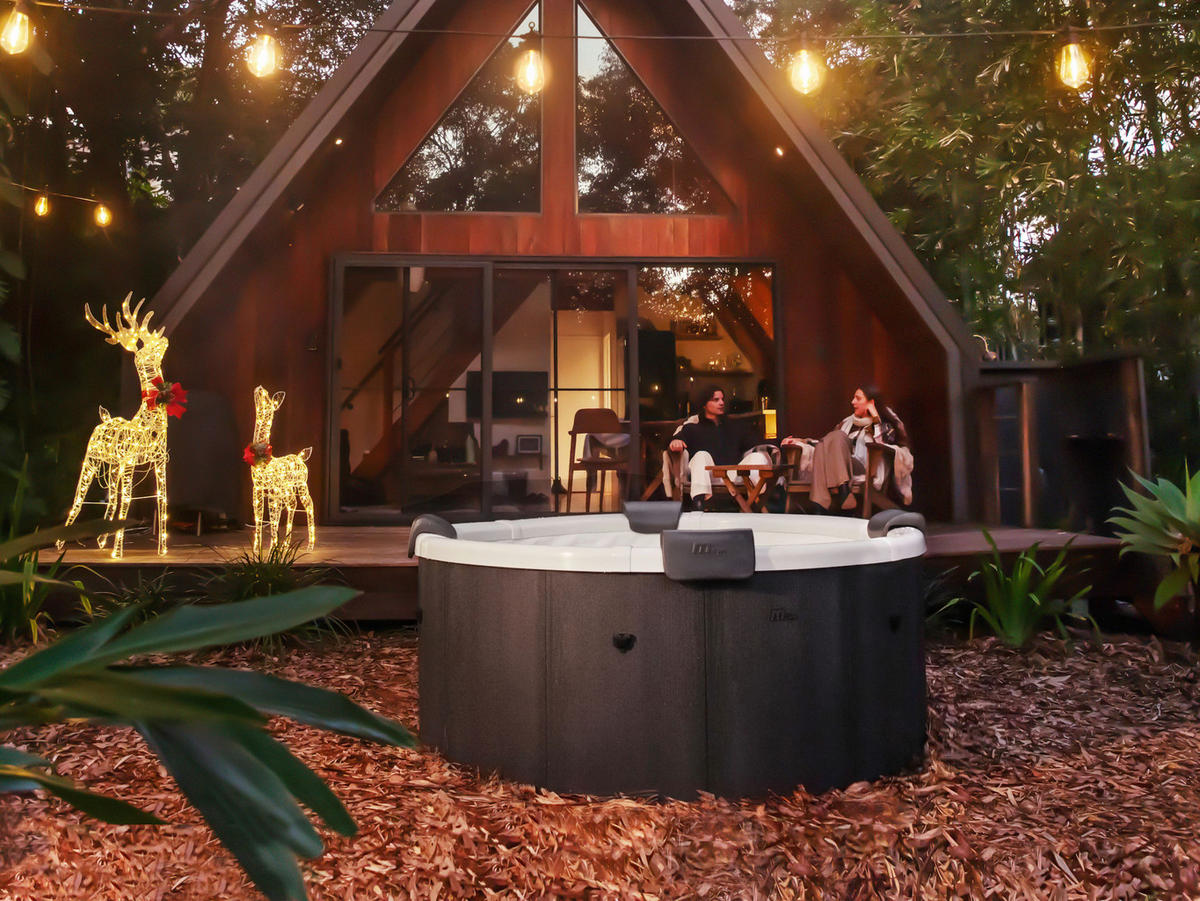 WHIRLPOOL MSPA DENVER 182/70 cm  - Dunkelgrau/Dunkelblau, KONVENTIONELL, Kunststoff (182/70cm)