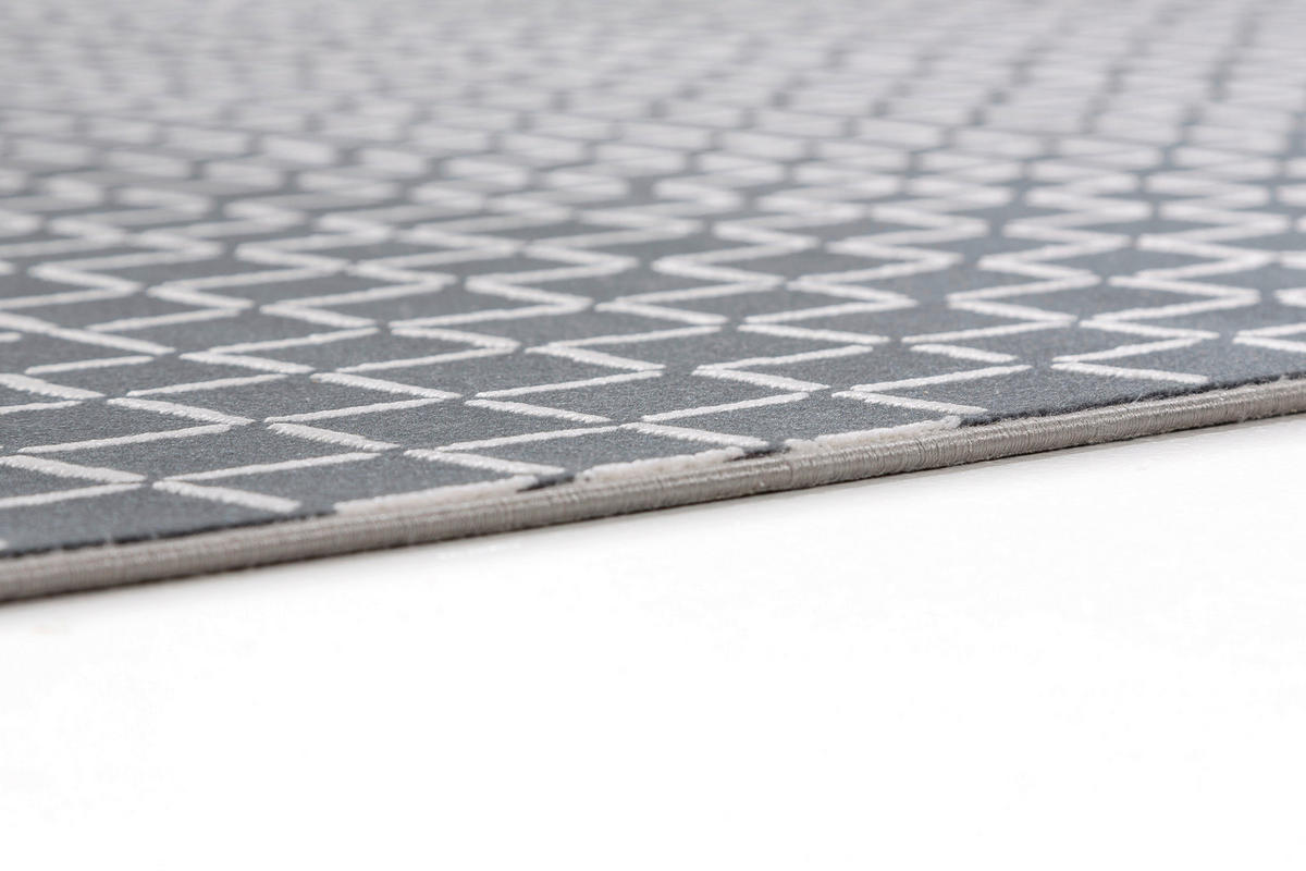 WEBTEPPICH 133/190 cm Magic Anthrazit rechteckig  - Anthrazit, Basics, Textil (133/190cm) - Schöner Wohnen