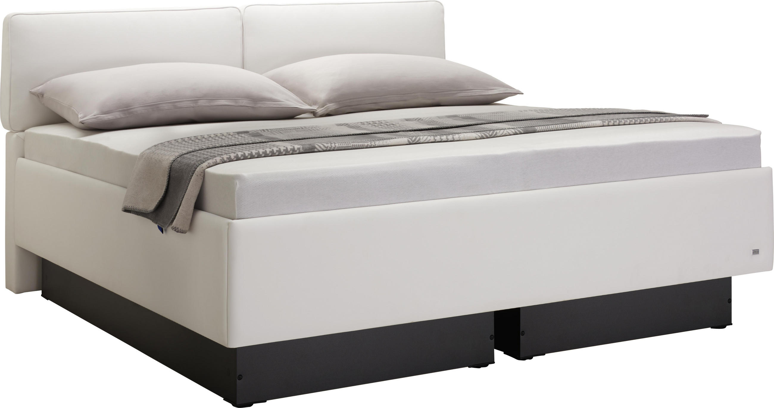 Polsterbett 180/200 cm in Weiß