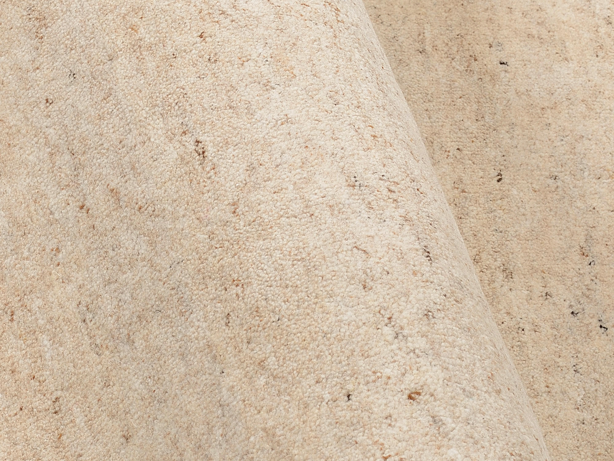 WOLLTEPPICH 200/200 cm Silverström Beige  - Beige, Basics, Textil (200/200cm)