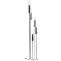 LED-STEHLEUCHTE - Chromfarben, Basics, Glas/Metall (33/168cm) - Brilliant