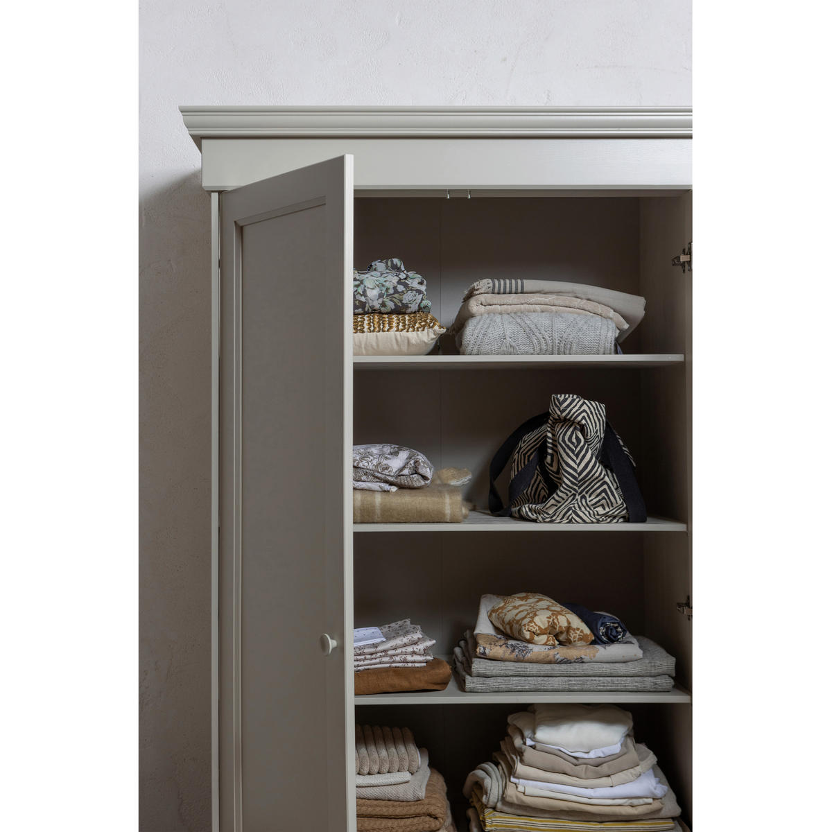 EINLEGEBODENSET 102/5/54 cm 3-teilig Olivia Grau  - Grau, Basics, Holz (102/5/54cm) - MID.YOU