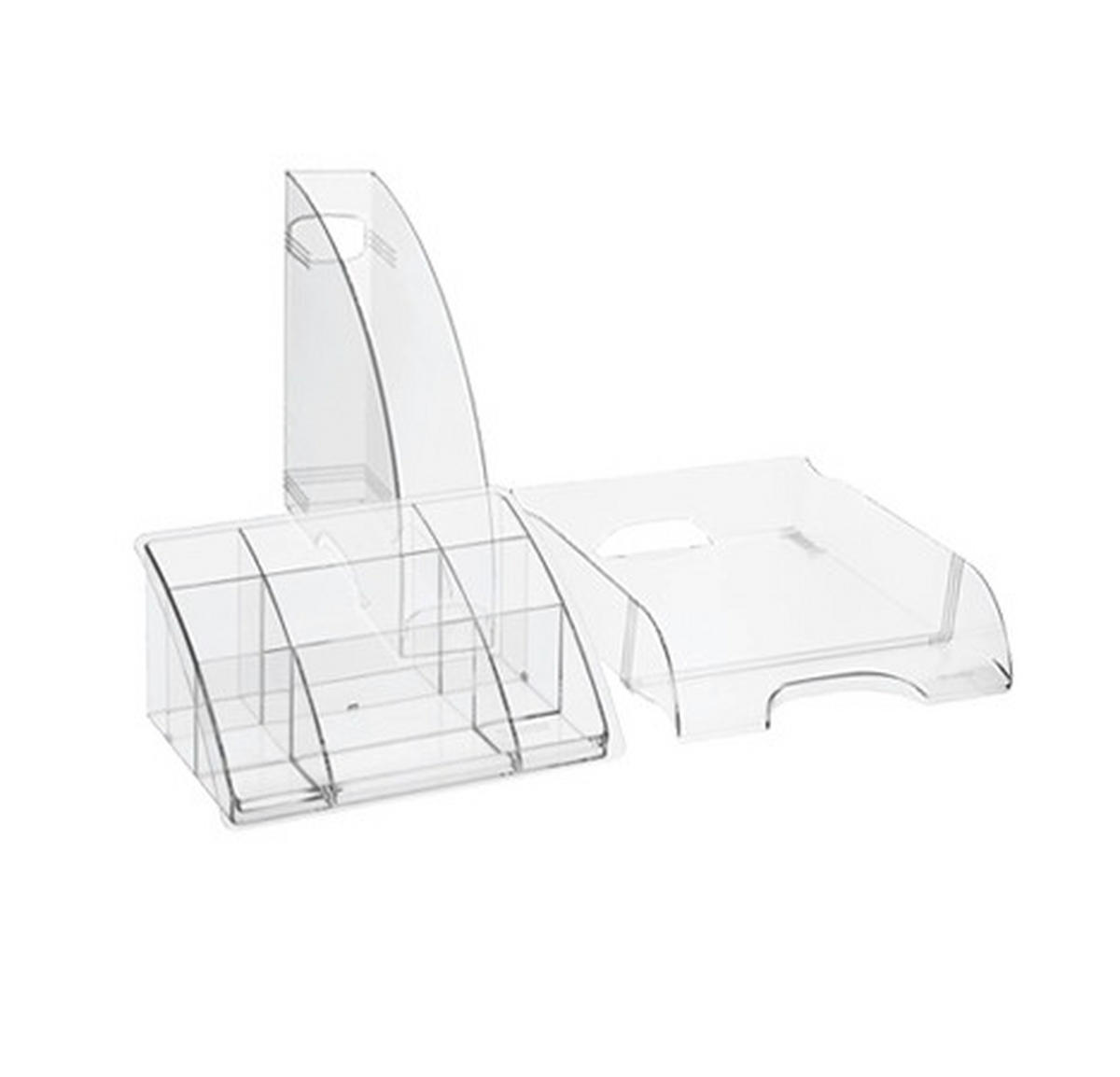 BRIEFABLAGE  in Transparent  - Transparent, Basics, Kunststoff (33/6,4/23,7cm) - Rotho