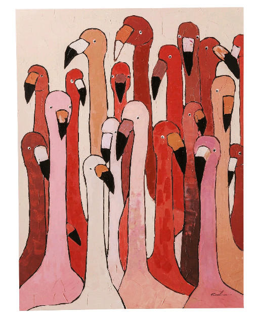 BILD Tiere  - Multicolor, LIFESTYLE, Holz/Textil (90/120/4cm) - Kare-Design