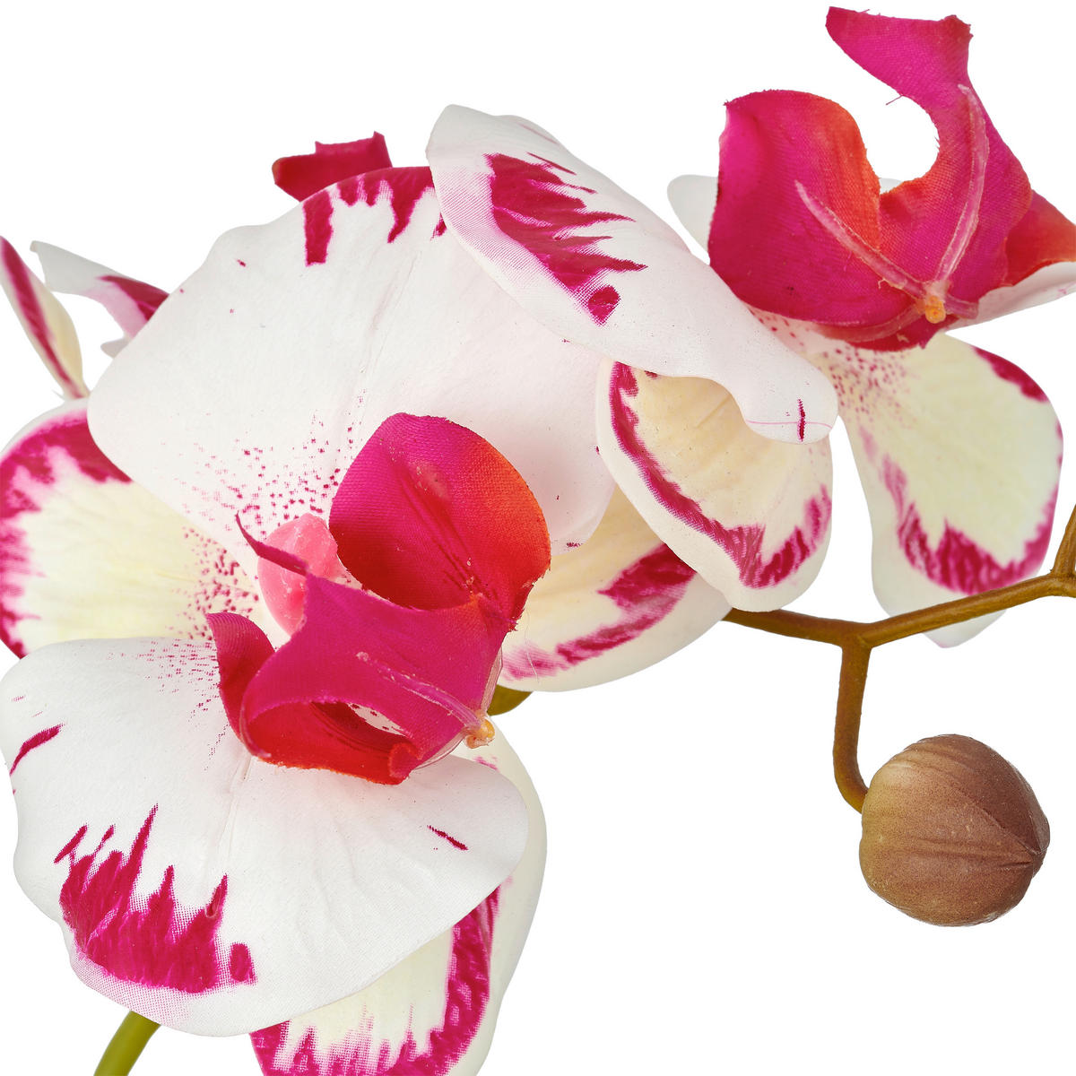 KUNSTBLUME Orchidee  - Pink/Creme, Basics, Keramik/Kunststoff (48cm)