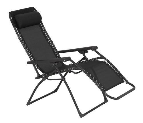 ZÁHRADNÉ RELAXAČNÉ KRESLO, kov, plast, textil - sivá/tmavosivá, Basics, kov/textil (67/112,7/94cm) - Ambia Garden