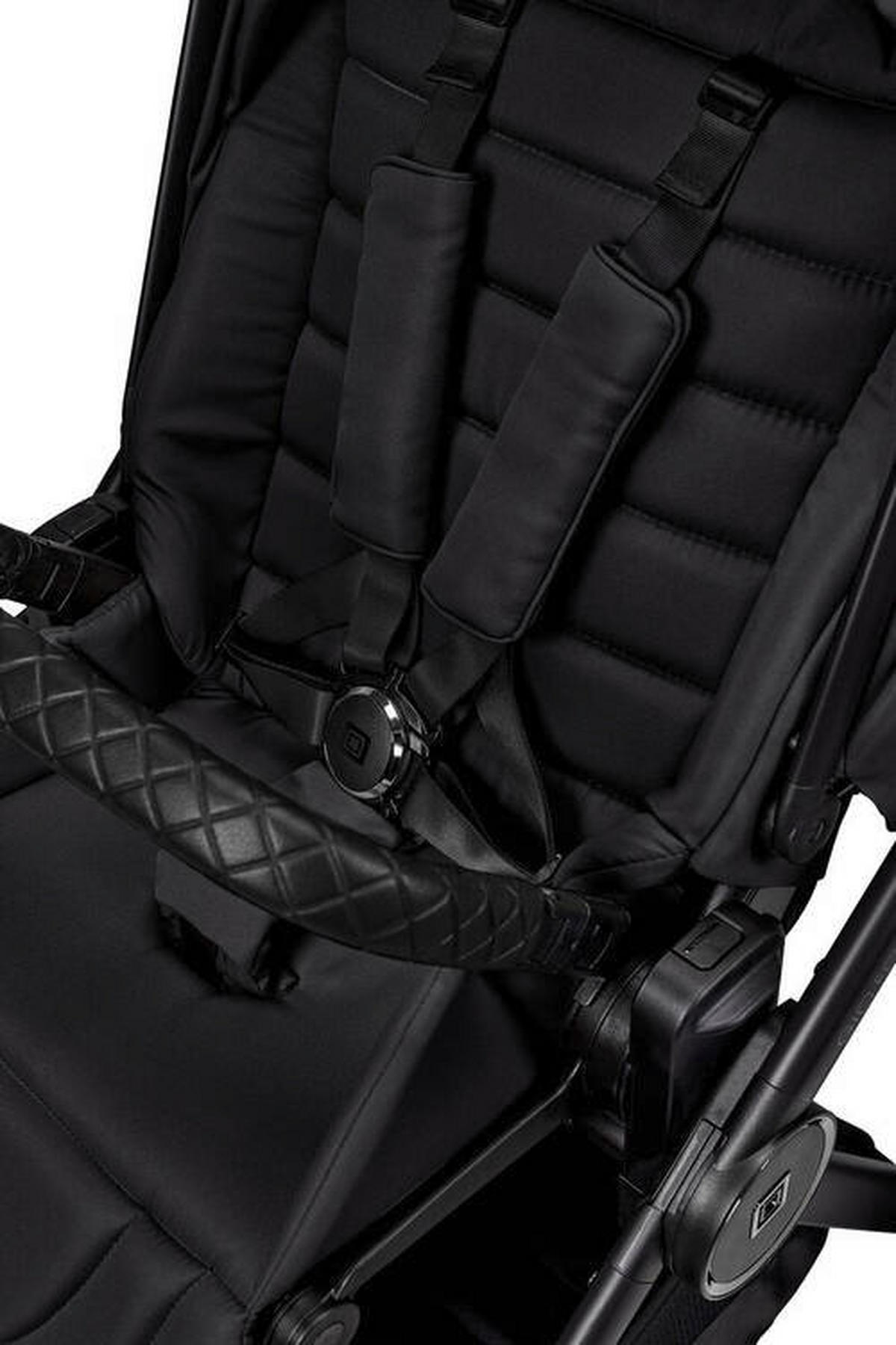 KOMBIKINDERWAGEN  Gio Fold ETPU  Onyx  - Schwarz, Basics, Textil/Metall (120/58/92cm) - Moon Edition