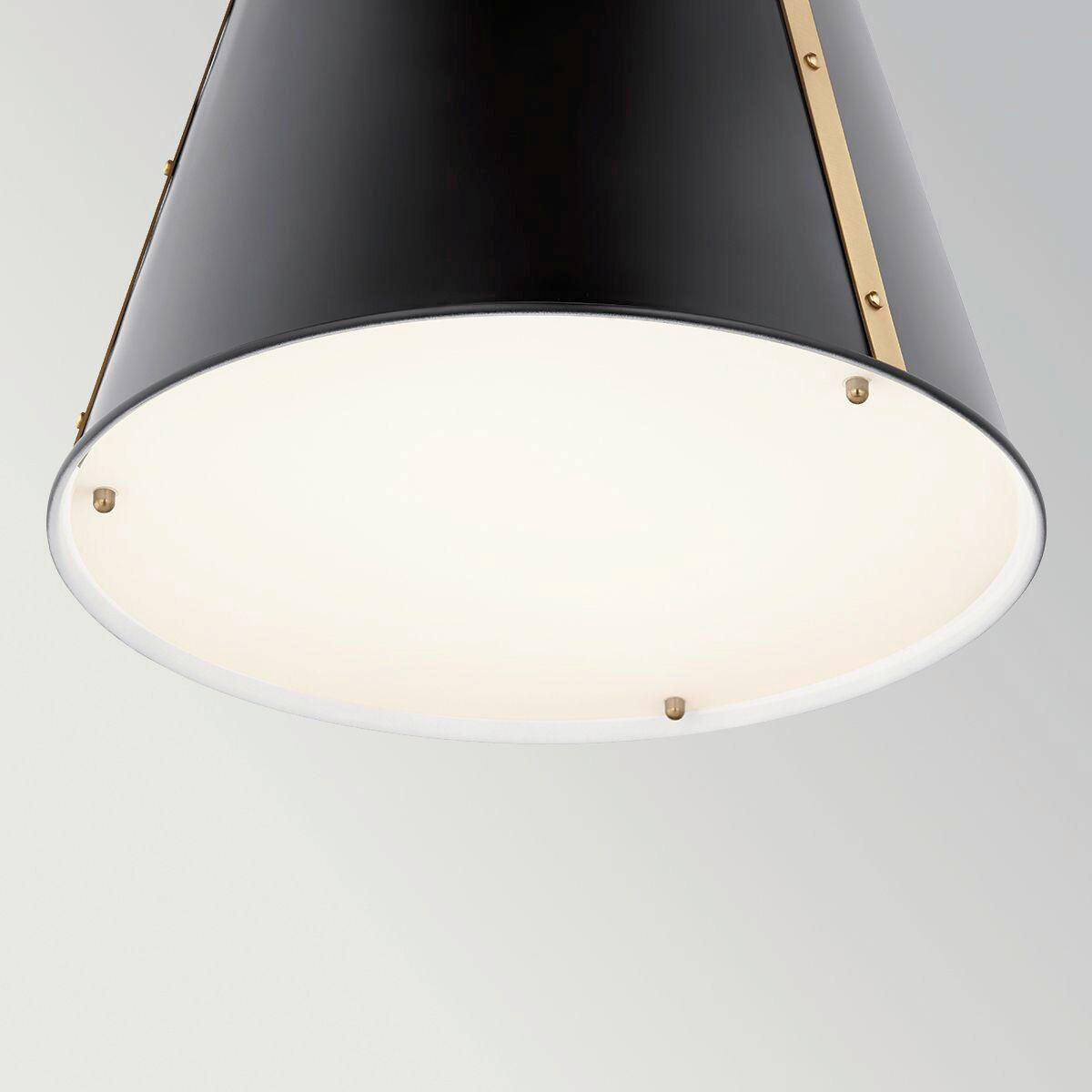HÄNGELEUCHTE Kichler 43,2/33 cm  - Champagner/Schwarz, Design, Metall (43,2/33cm) - Elstead Lighting