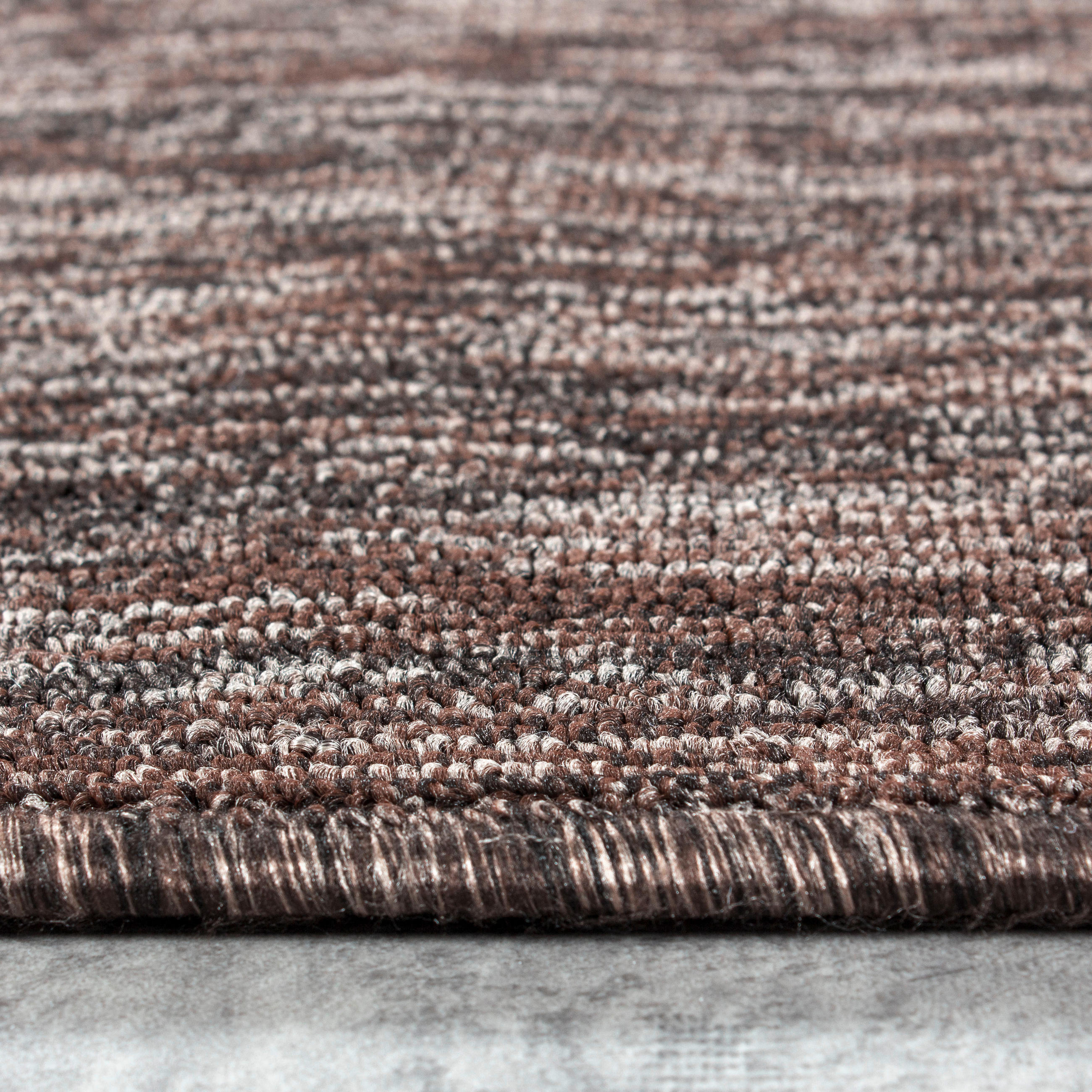 FLATVÄVD MATTA 120 cm Nizza  - brun, Design, textil (120cm) - Novel