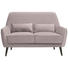 ZWEISITZER-SOFA in Textil Naturfarben - Schwarz/Naturfarben, Trend, Holz/Textil (135/86/80cm) - Carryhome ZWEISITZER-SOFA in Textil Naturfarben - Schwarz/Naturfarben, Trend, Holz/Textil (135/86/80cm) - Carryhome
