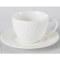 ŠÁLEK A PODŠÁLEK NA ČAJ  - bílá, Design, keramika (1.7/15.5/15.5cm) - Novel