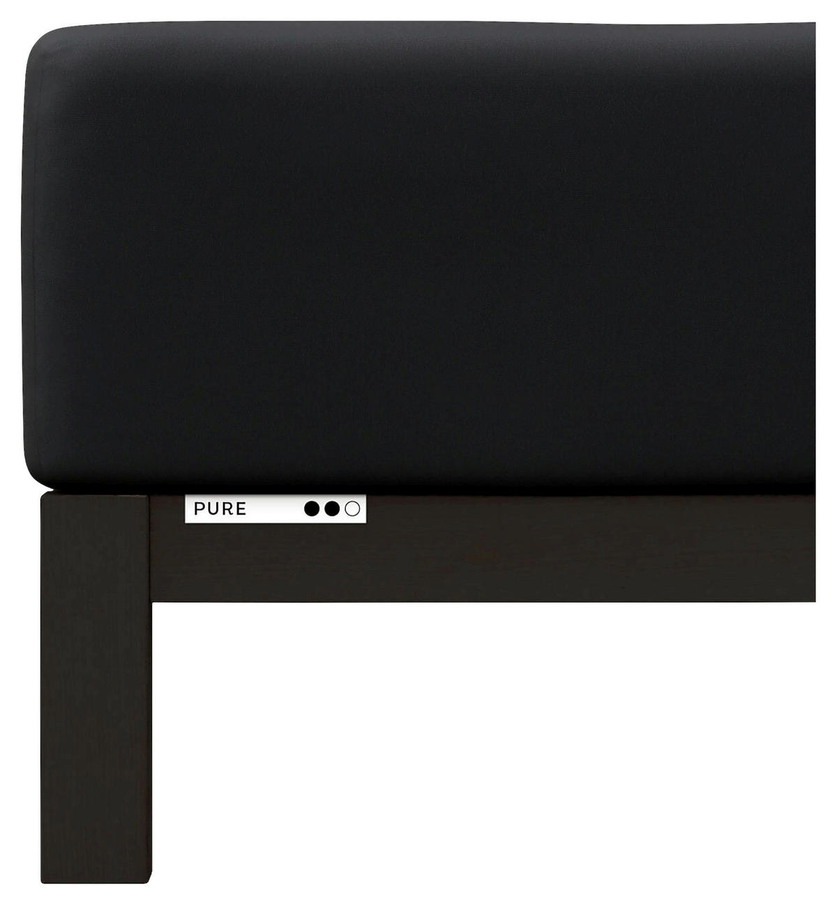 BOXSPRING-SPANNLEINTUCH 90-100/190-220 cm Jersey  - Schwarz, Basics, Textil (90-100/190-220cm) - Schlafgut