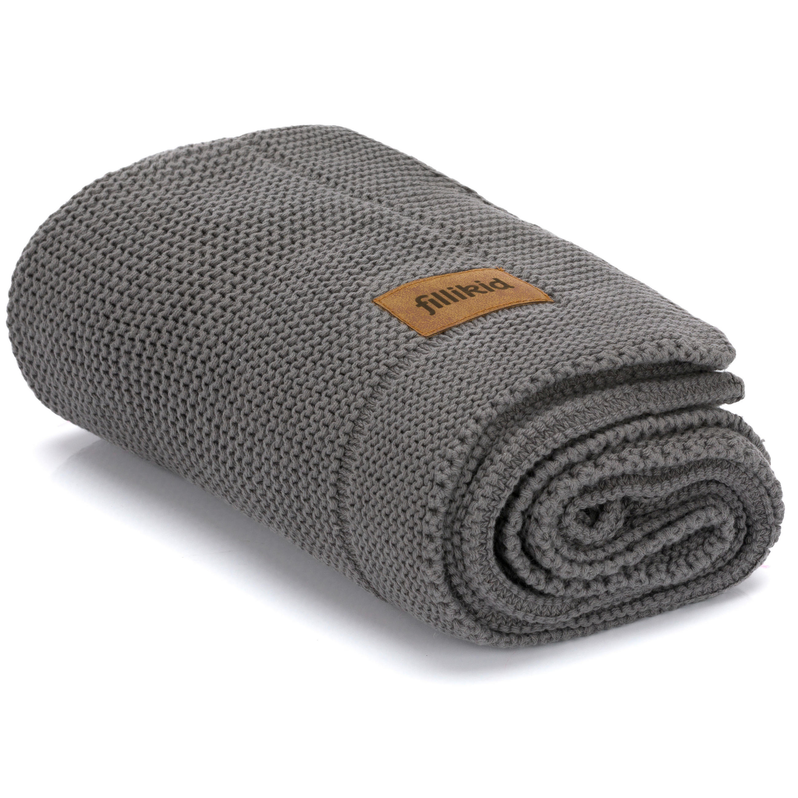 BABYDECKE 80/100 cm  - Grau, Basics, Textil (80/100cm) - Fillikid