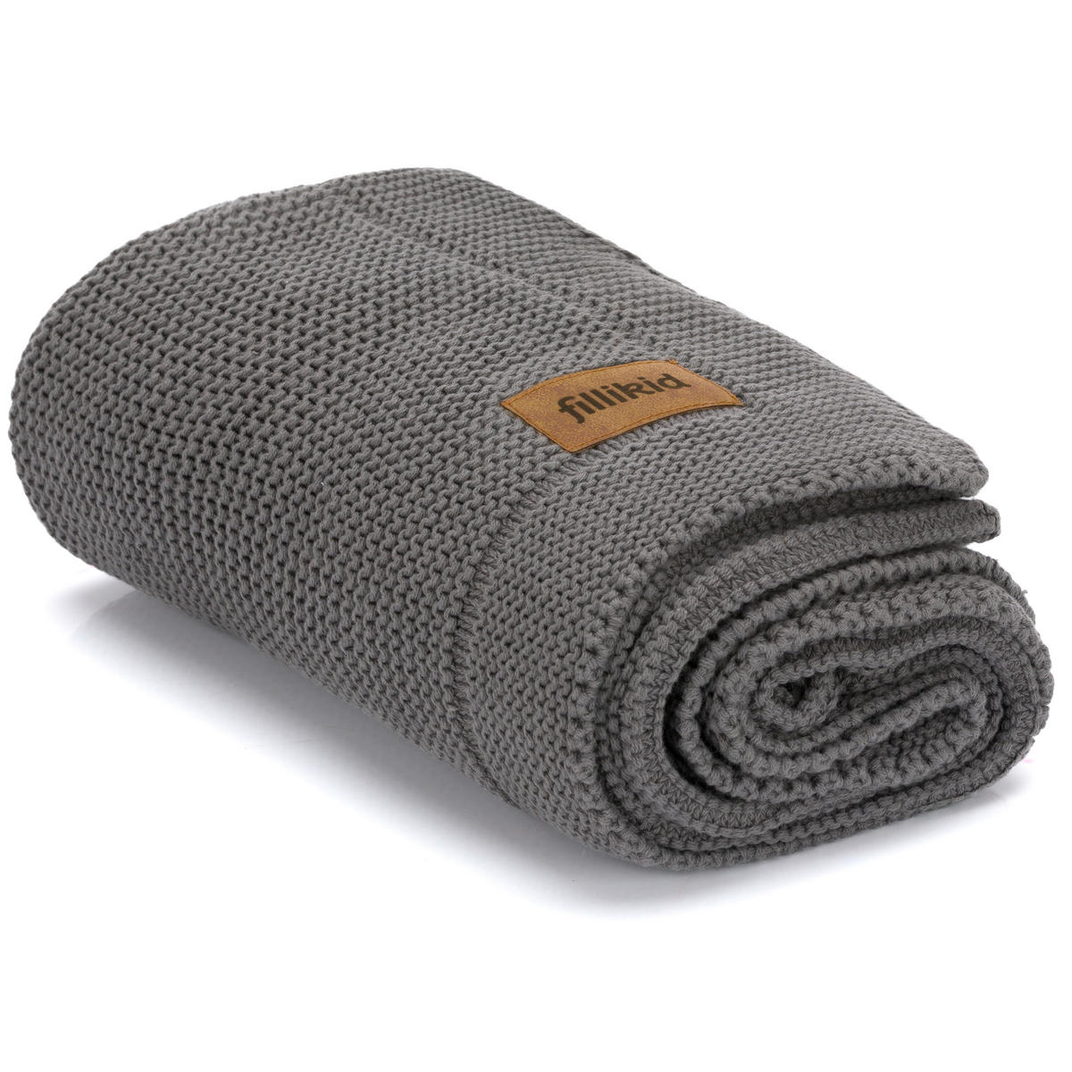 BABYDECKE 80/100 cm  - Grau, Basics, Textil (80/100cm) - Fillikid