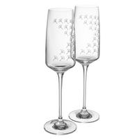 CHAMPAGNERGLAS 2-teilig   - Design, Glas (6,0/24,5cm) - Joop!
