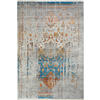 WEBTEPPICH 120/170 cm My Laos Blau, Creme, Cognac  - Blau/Cognac, Design, Textil (120/170cm) - Obsession