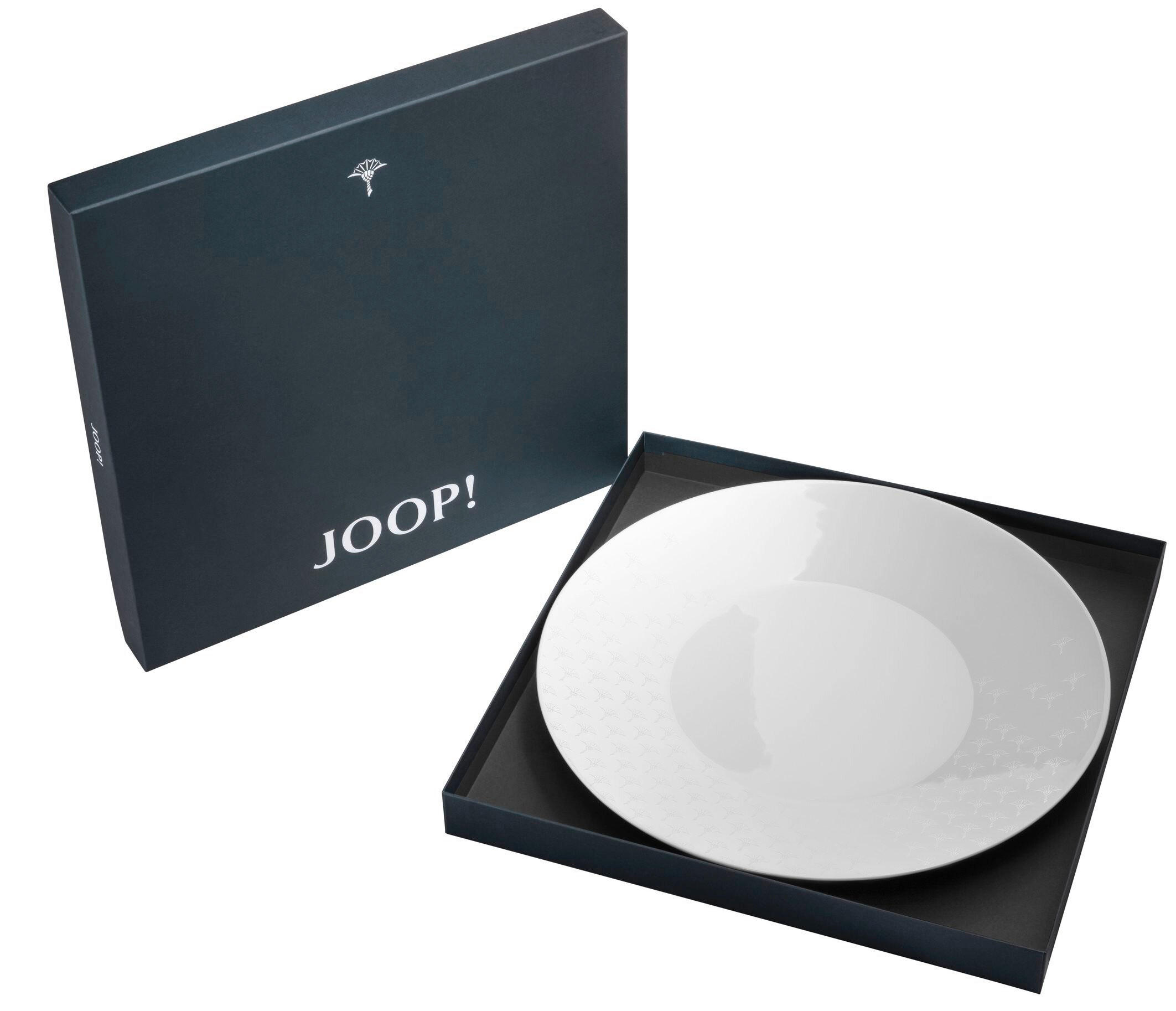 PLATZTELLER Keramik Porzellan  - Weiß, Design, Keramik (33cm) - Joop!