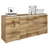 SIDEBOARD Vera  in 150/67,9/39,5 cm  - Eiche Wotan/Grau, LIFESTYLE, Holzwerkstoff/Kunststoff (150/67,9/39,5cm) - P & B