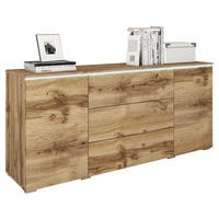 SIDEBOARD 150/67,9/39,5 cm  in Eiche Wotan  - Eiche Wotan/Grau, Lifestyle, Holzwerkstoff/Kunststoff (150/67,9/39,5cm) - P & B