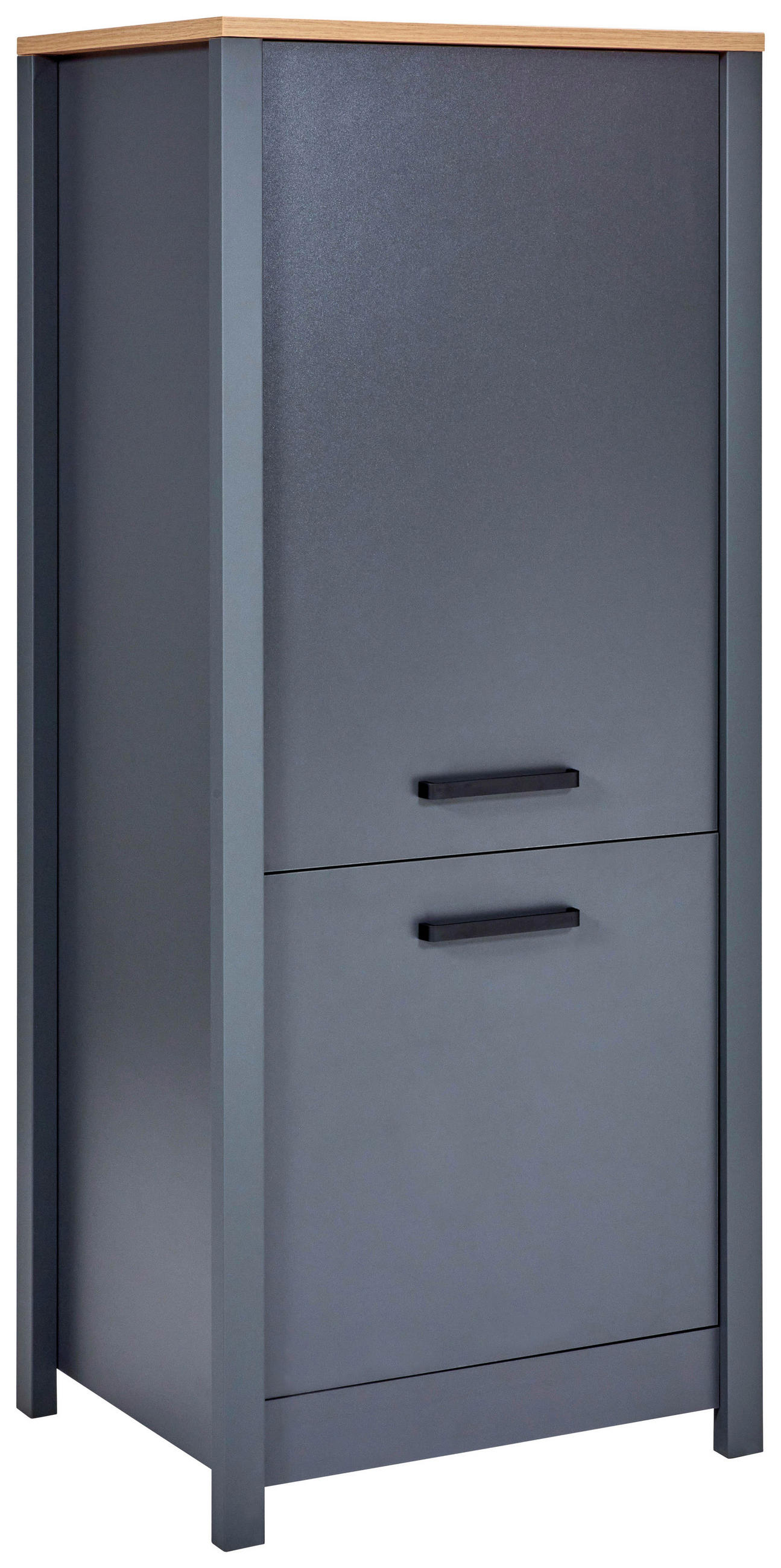 GERÄTEUMBAUSCHRANK 70/167/60 cm in Anthrazit, Eiche Artisan - Anthrazit/Eiche Artisan, MODERN, Holzwerkstoff/Metall (70/167/60cm) - home24