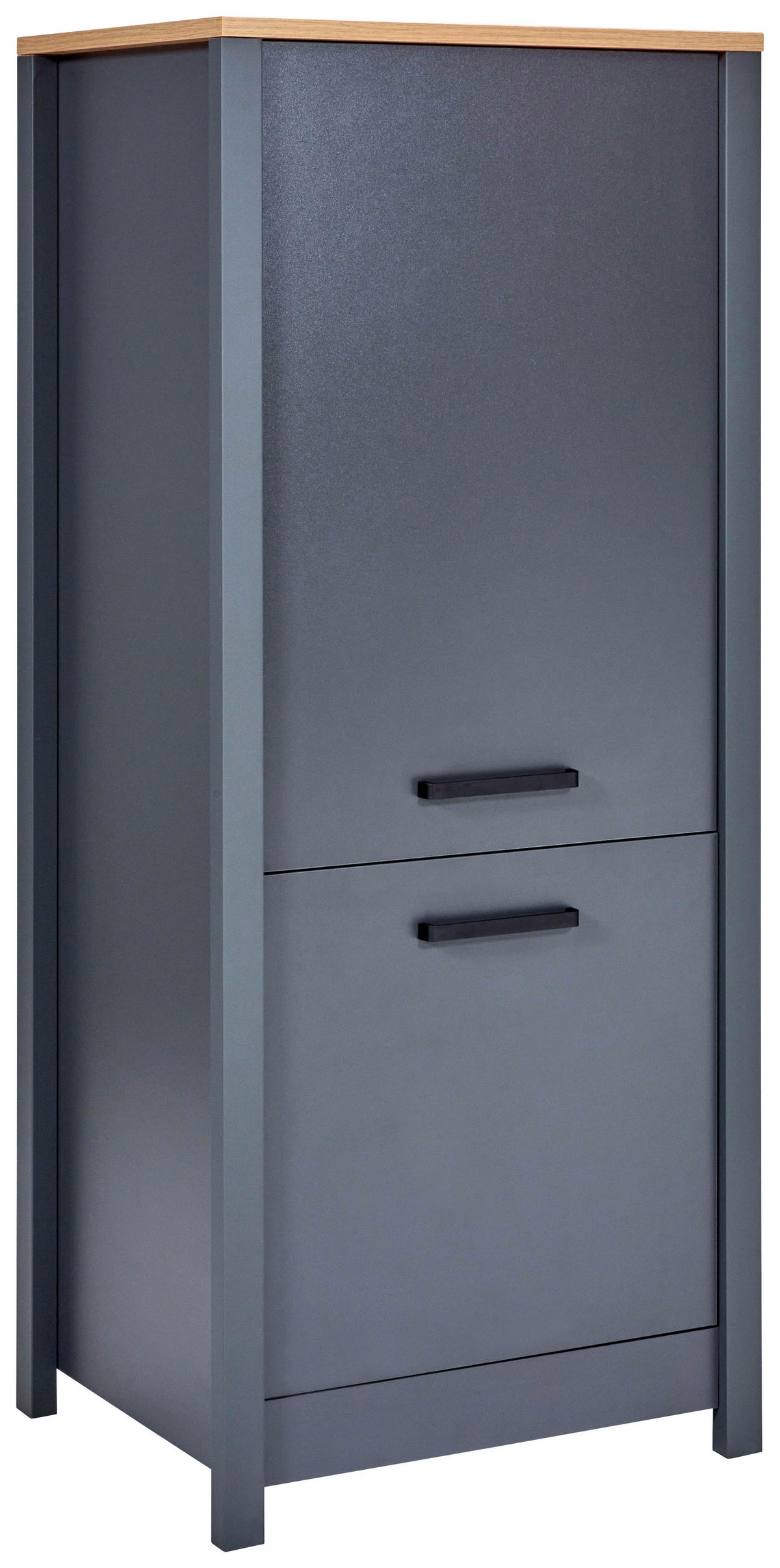 ELEMENT ZA UGRADBENE UREĐAJE    - hrast Artisan/antracit, Moderno, drvni materijal/metal (70/167/60cm) - home24