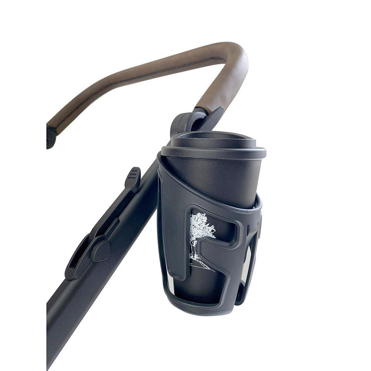 KINDERWAGENSET  FX4 Swing Set  Steingrau  - Hellgrau/Schwarz, Basics, Textil (100/55/130cm) - Gesslein