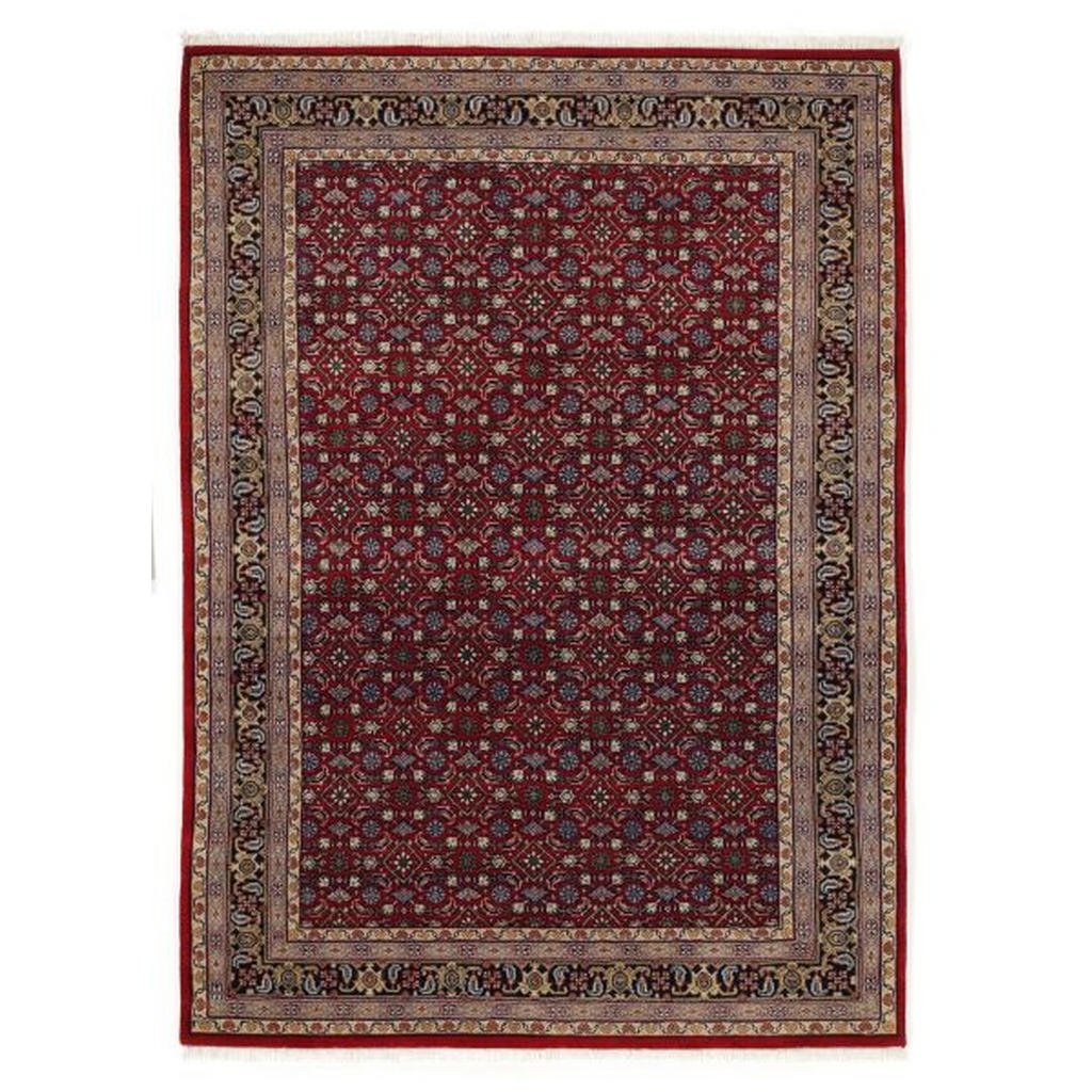 Orientalischer Webteppich Blau/rot Herati 140x200 Cm