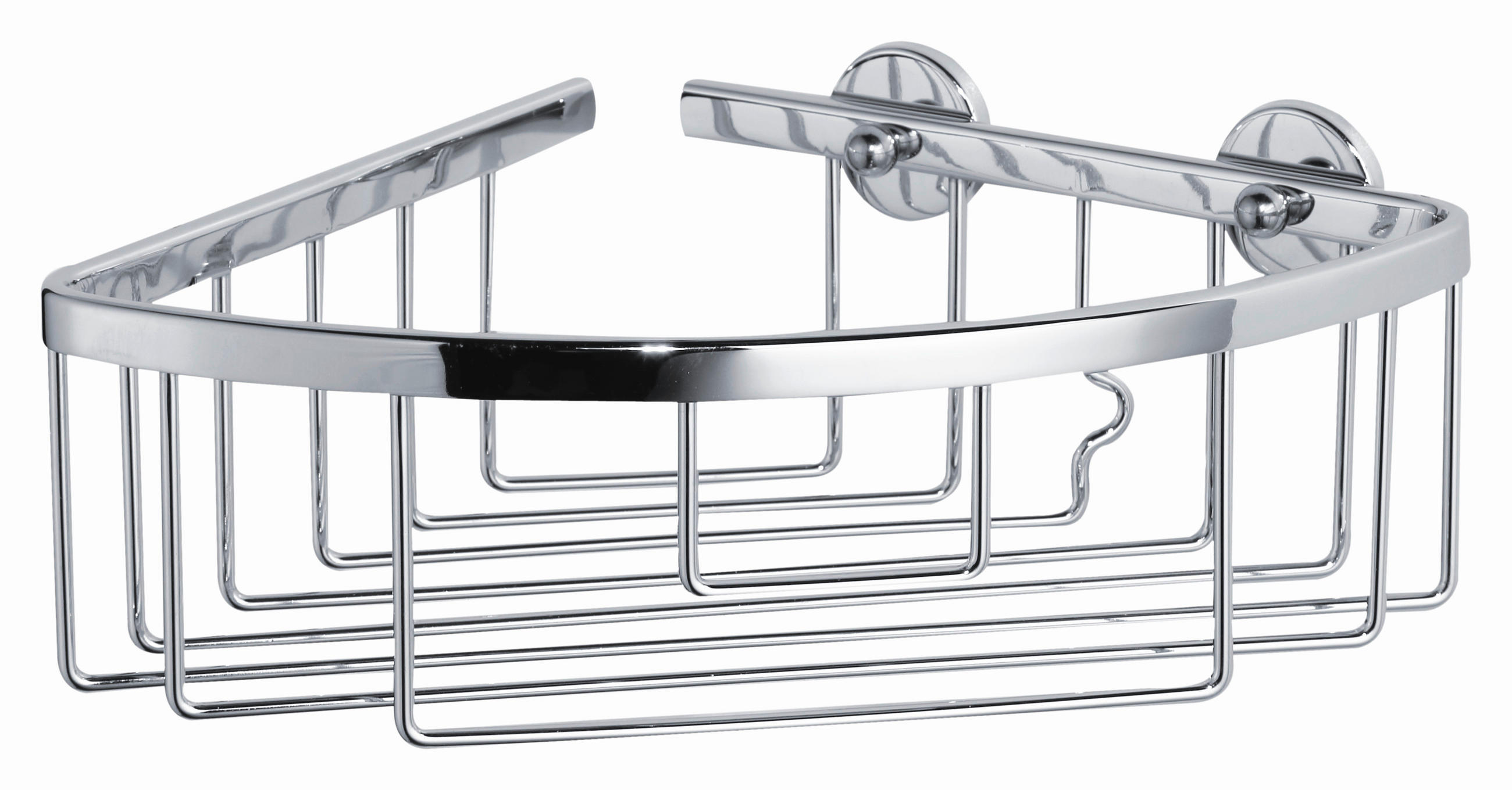 DUSCHABLAGE - Chromfarben, Basics, Metall (20/9,2/19,2cm) - Tesa