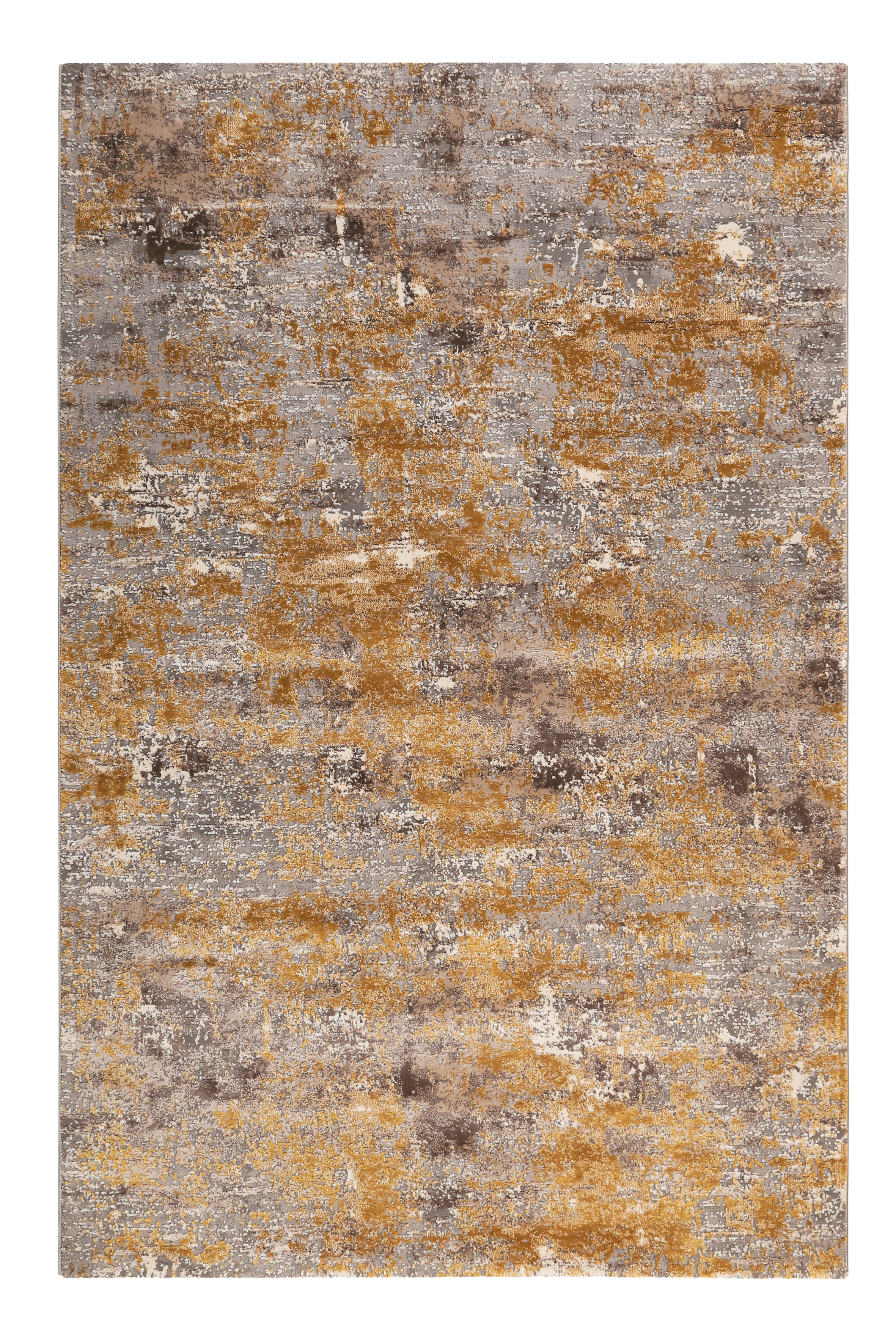 WEBTEPPICH 80/150 cm Vintage Feels  - Dunkelgrau/Goldfarben, Design, Textil (80/150cm) - Esprit