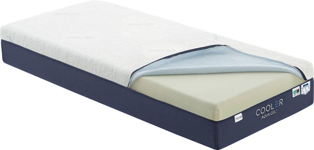 TASCHENFEDERKERNMATRATZE 90/200 cm H3 = fest  - Konventionell, Textil (90/200cm) - Novel