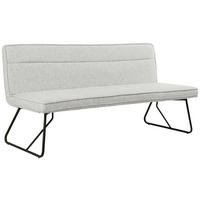 SITZBANK Metall, Textil Schwarz, Beige  - Beige/Schwarz, Design, Textil/Metall (180/84/65cm) - Carryhome