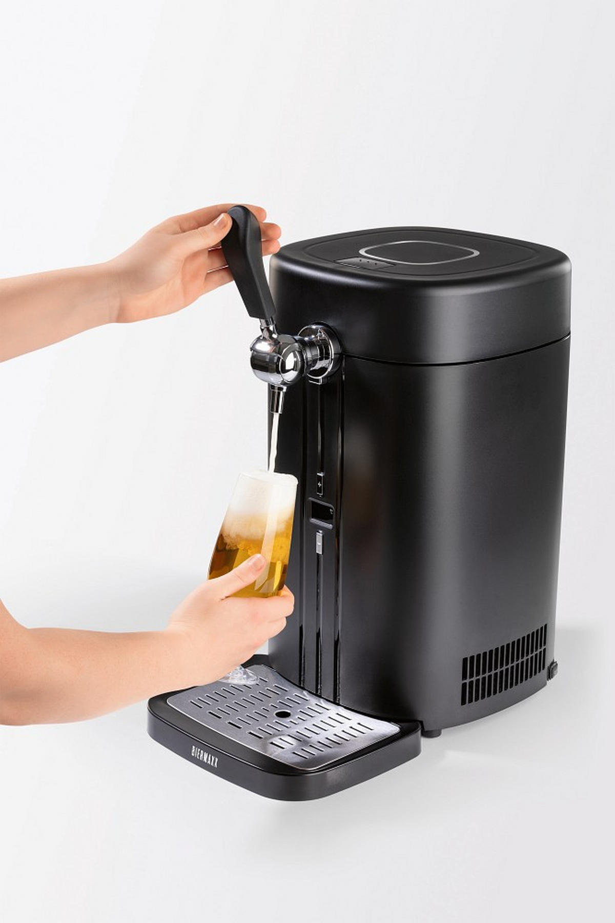 BIERZAPFANLAGE Bier MAXX  - Silberfarben/Schwarz, Basics, Kunststoff (26,4/41/52,6cm)