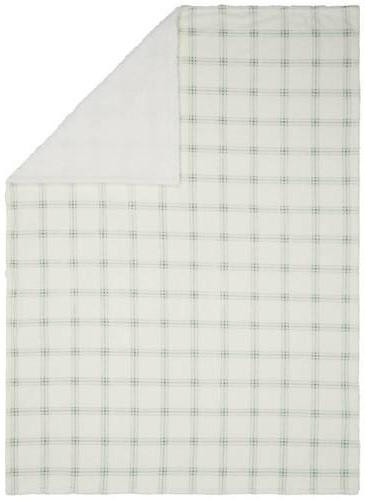 KUSCHELDECKE 150/200 cm  - Weiß/Grün, KONVENTIONELL, Textil (150/200cm) - X-Mas