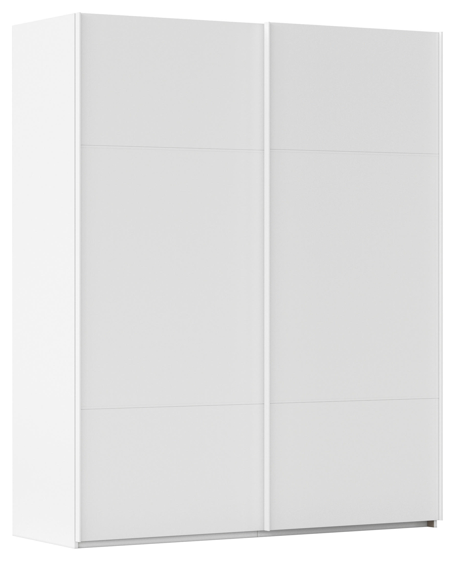 SCHWEBETÜRENSCHRANK in Weiss  - Weiss, Konventionell, Holzwerkstoff/Metall (162/223/68cm) - Novel