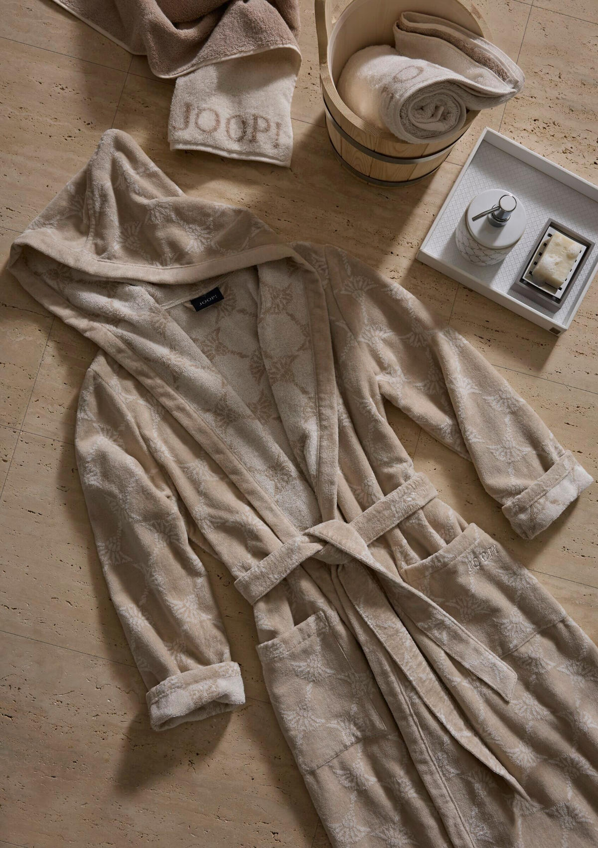 BADEMANTEL 32/34 Damen  - Beige, Basics, Textil (32/34null) - Joop!