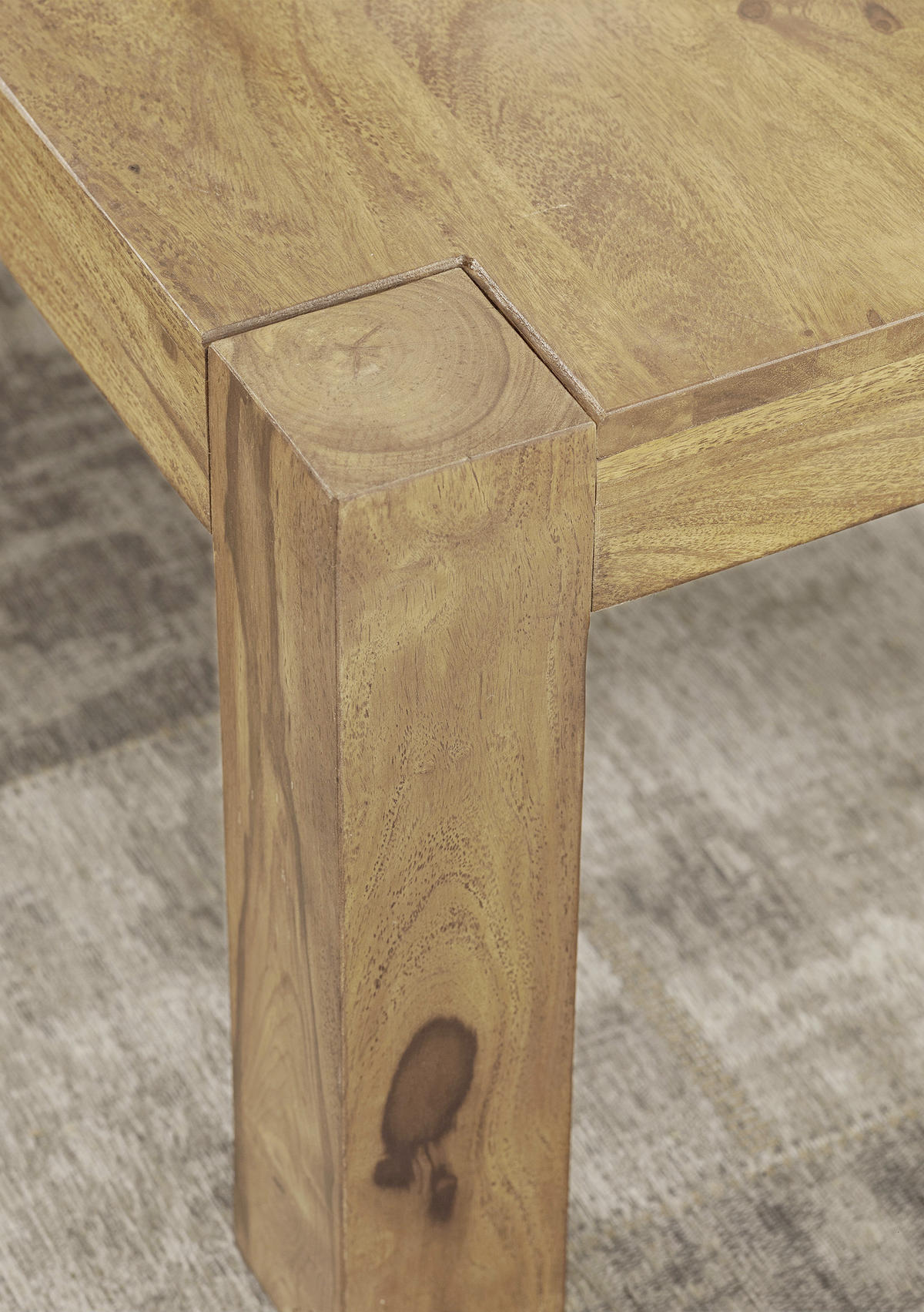KONFERENČNÍ STOLEK, barvy akácie, dřevo, 60/60/40 cm - barvy akácie, Design, dřevo (60/60/40cm) - MID.YOU