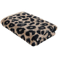 HANDTUCH Schwarz, Beige  - Beige/Schwarz, Trend, Textil (50/100cm) - Dieter Knoll