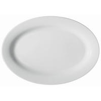 Platou De Servire  22/32 cm   - alb, Basics, ceramică (22/32cm) - Novel