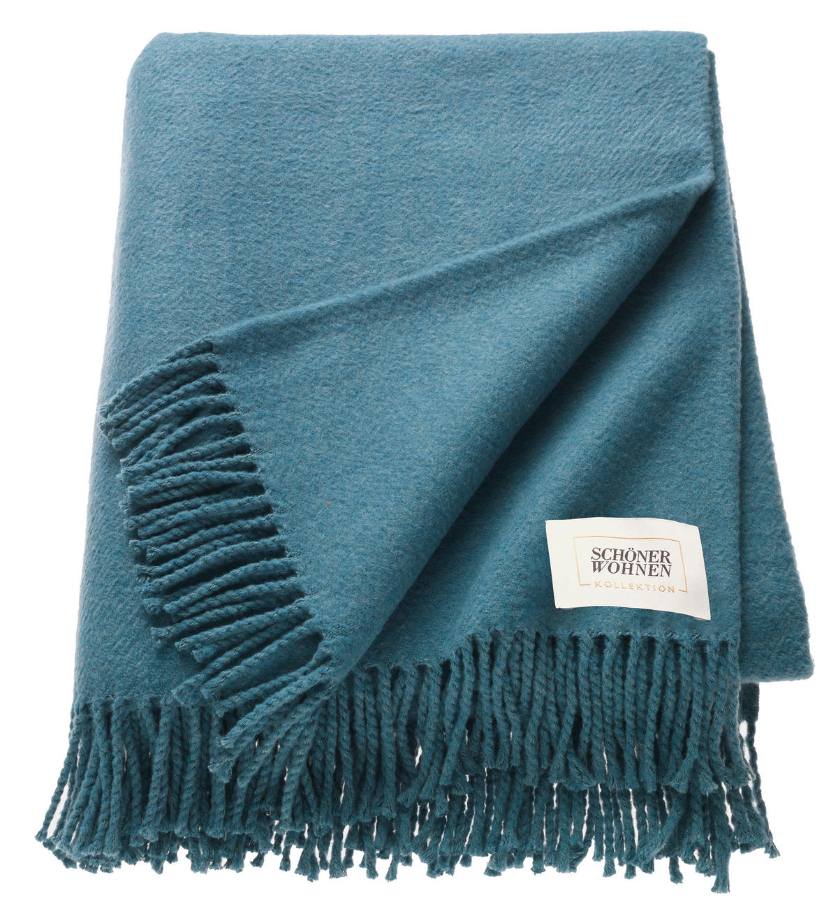 PLAID SW-BASICS  - Blau, Basics, Textil (140/200cm) - Schöner Wohnen