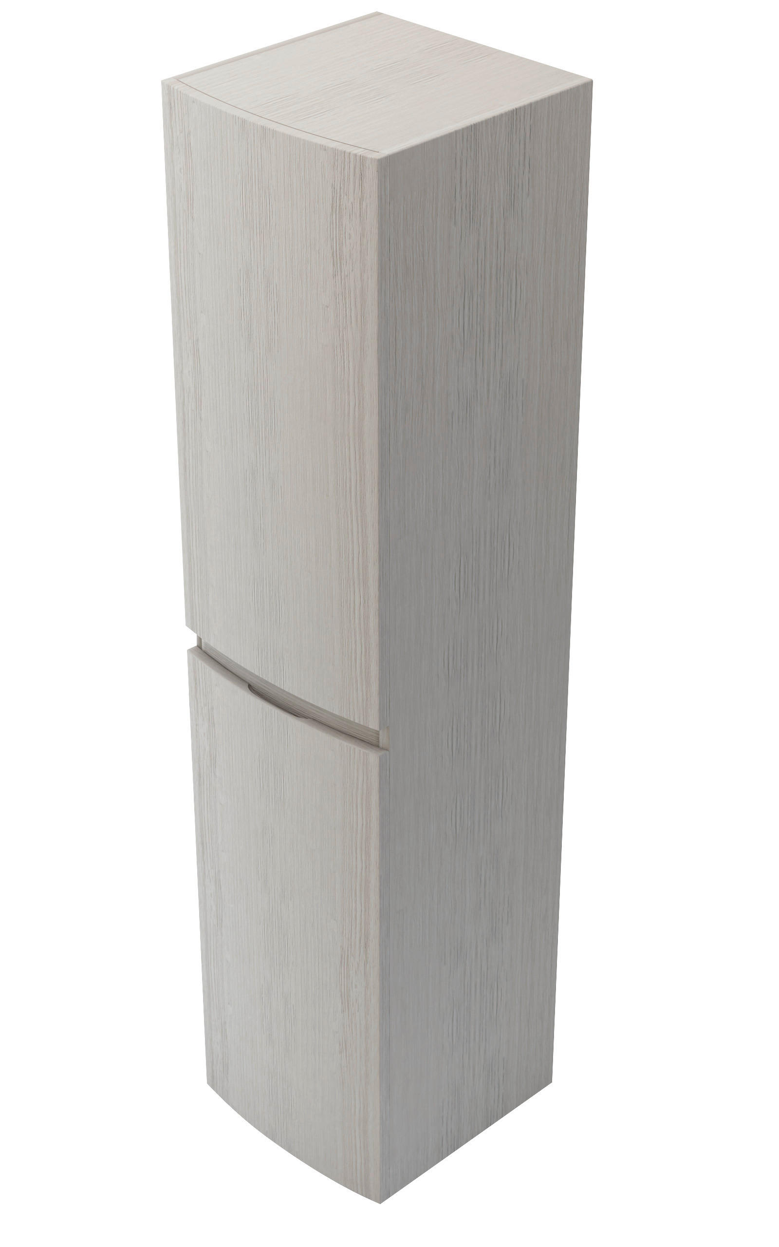 Dulap Înalt 40/170/38 cm  - culoare lemn stejar, Basics, sticlă/material pe bază de lemn (40/170/38cm) - Welnova