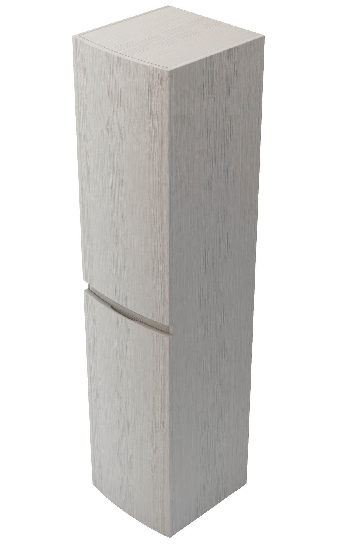 Dulap Înalt 40/170/38 cm  - culoare lemn stejar, Basics, sticlă/material pe bază de lemn (40/170/38cm) - Welnova