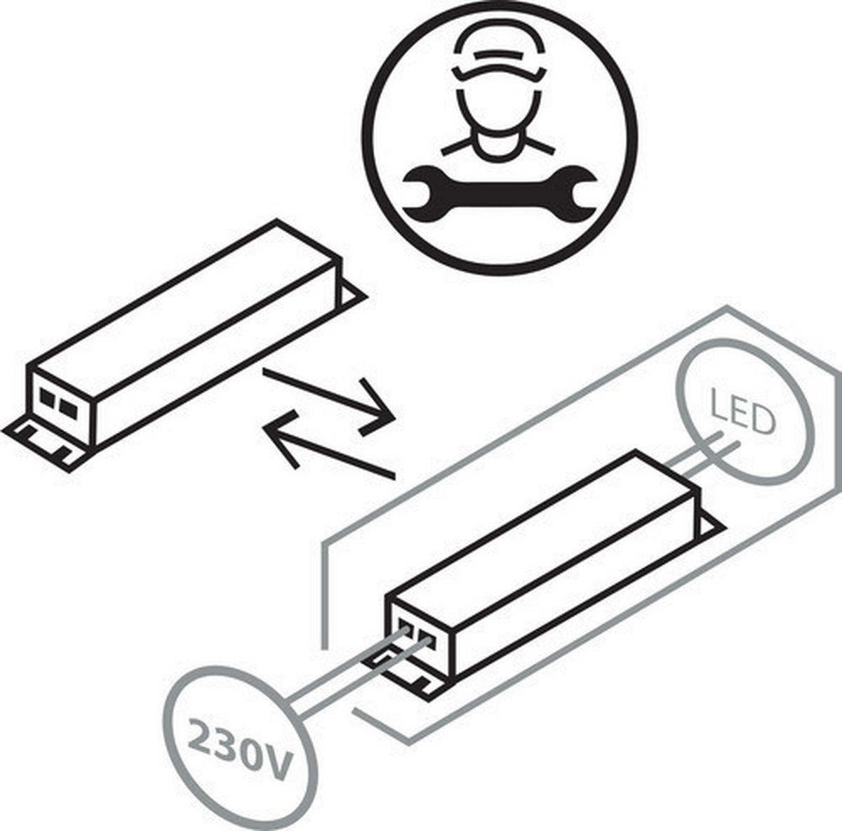 LED-DECKENLEUCHTE Talowe Led 60/60/13 cm   - Weiß, Basics, Metall (60/60/13cm) - Lucide