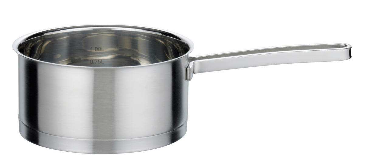 KOCHTOPFSET ELEGANCE 5-teilig  - Klar/Edelstahlfarben, Basics, Glas/Metall - GSW