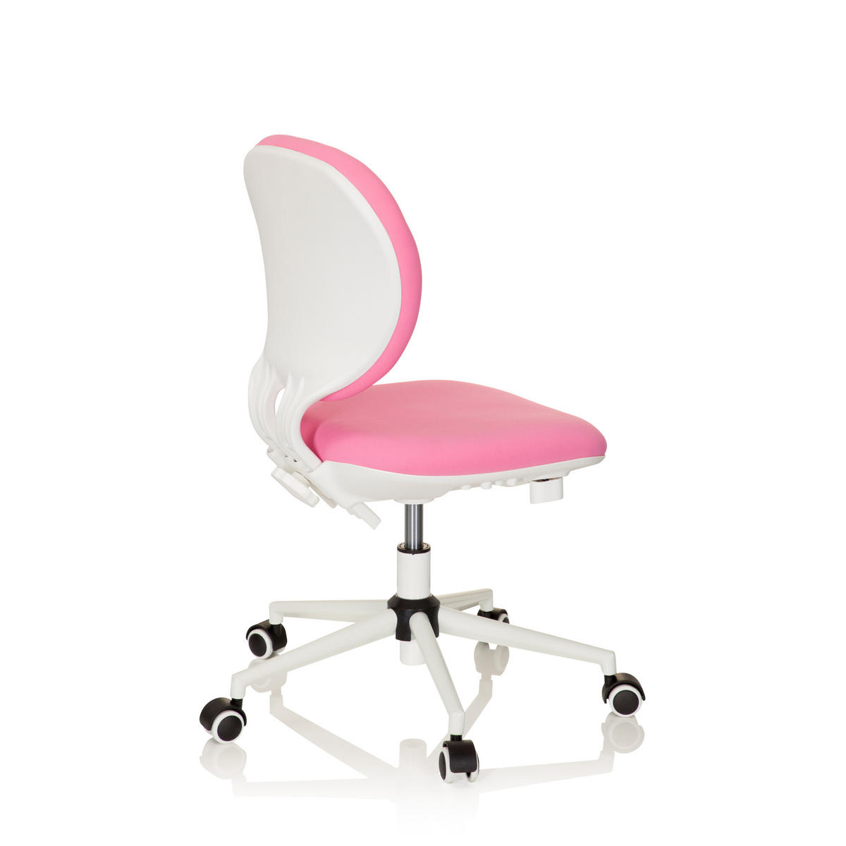 MLADINSKI VRTLJIVI STOL umetna masa pink  - pink, Basics, umetna masa (43/82-95/56cm) - MID.YOU