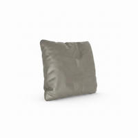ZIERKISSEN  - Grau, Design, Leder (71/64/15cm) - Livetastic