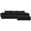 HÖRNSOFFA i vävt tyg antracit  - silver/antracit, Modern, textil/plast (304/218cm) - Livetastic