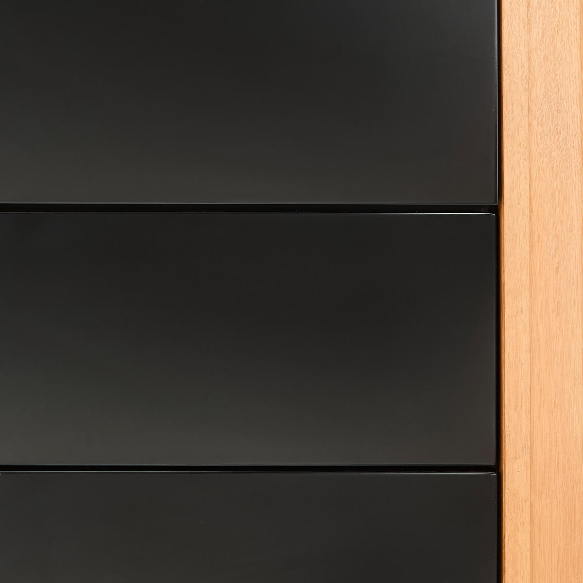 SIDEBOARD  180/77,5/40 cm 3 Schublade(n)  - Eichefarben/Schwarz, Trend, Holz/Holzwerkstoff (180/77,5/40cm) - Xora