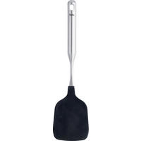PFANNENWENDER Wok Wender mit Silikon  - Edelstahlfarben, Basics, Metall (34,5/9/3cm) - Fissler