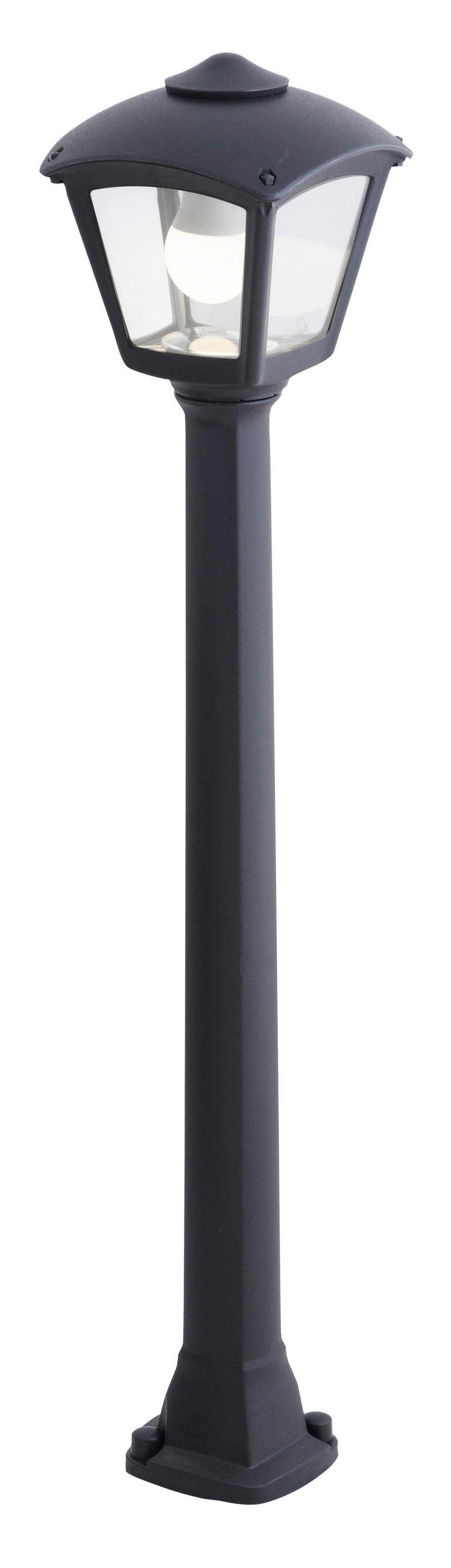 SVJETILJKA PODNA VANJSKA  - crna, Romantično / ladanjski, plastika (20/20/94,5cm)