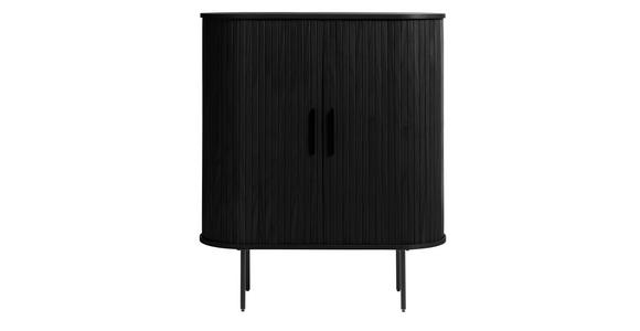 HIGHBOARD Schwarz 100/118/40 cm - Schwarz, Trend, Holz/Holzwerkstoff (100/118/40cm) - Xora